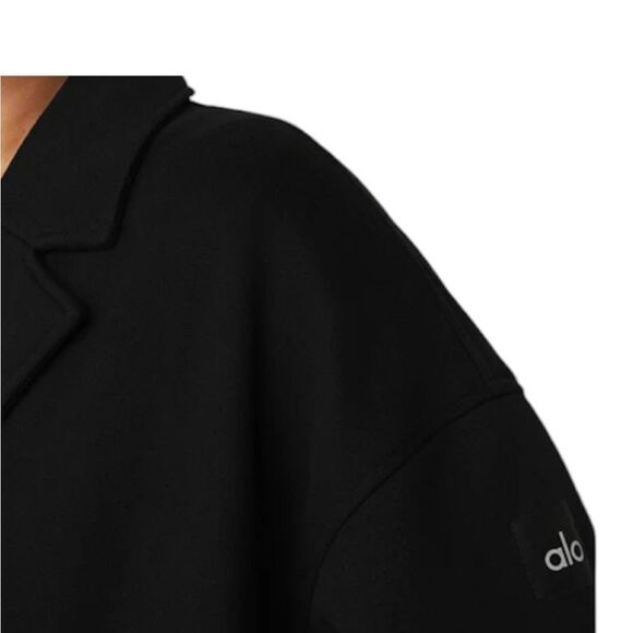 NWT ALO Vip Blazer Trench-black size Large $398 - Picture 7 of 13